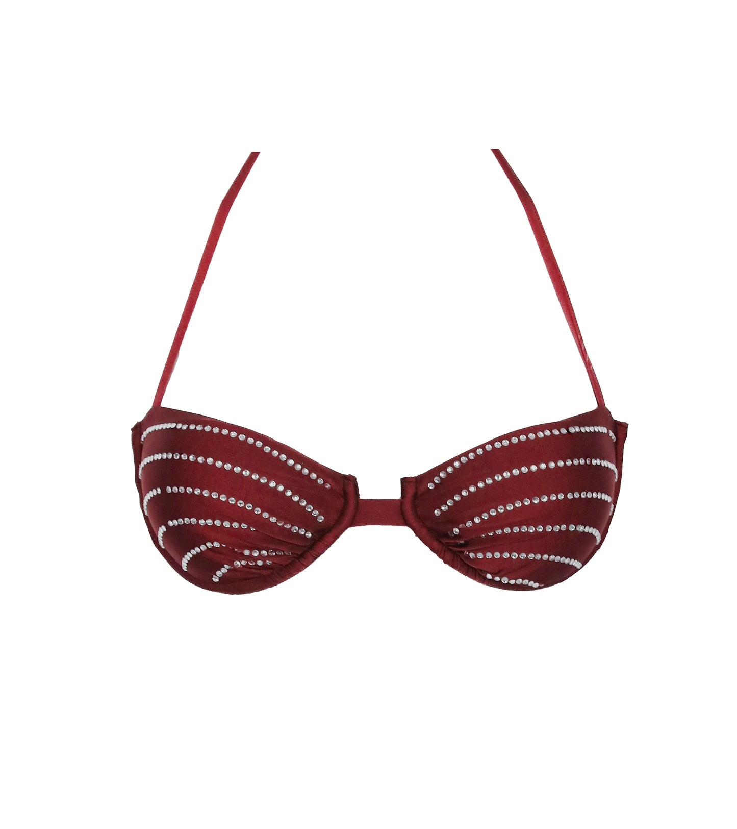 DEEP SHINE SANGRIA TOP