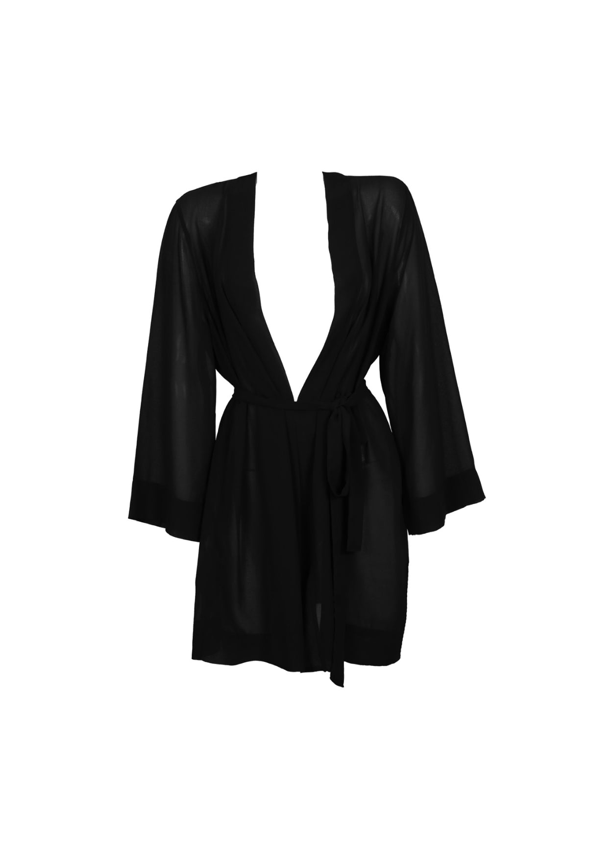 MIDSUMMER BLACK KIMONO