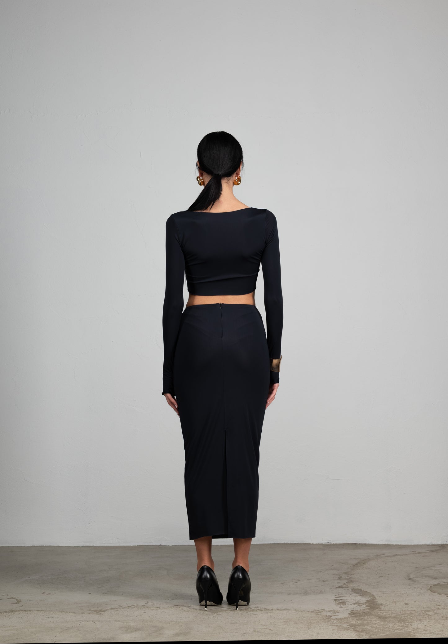 DAILY MOON BLACK CO-ORD SET