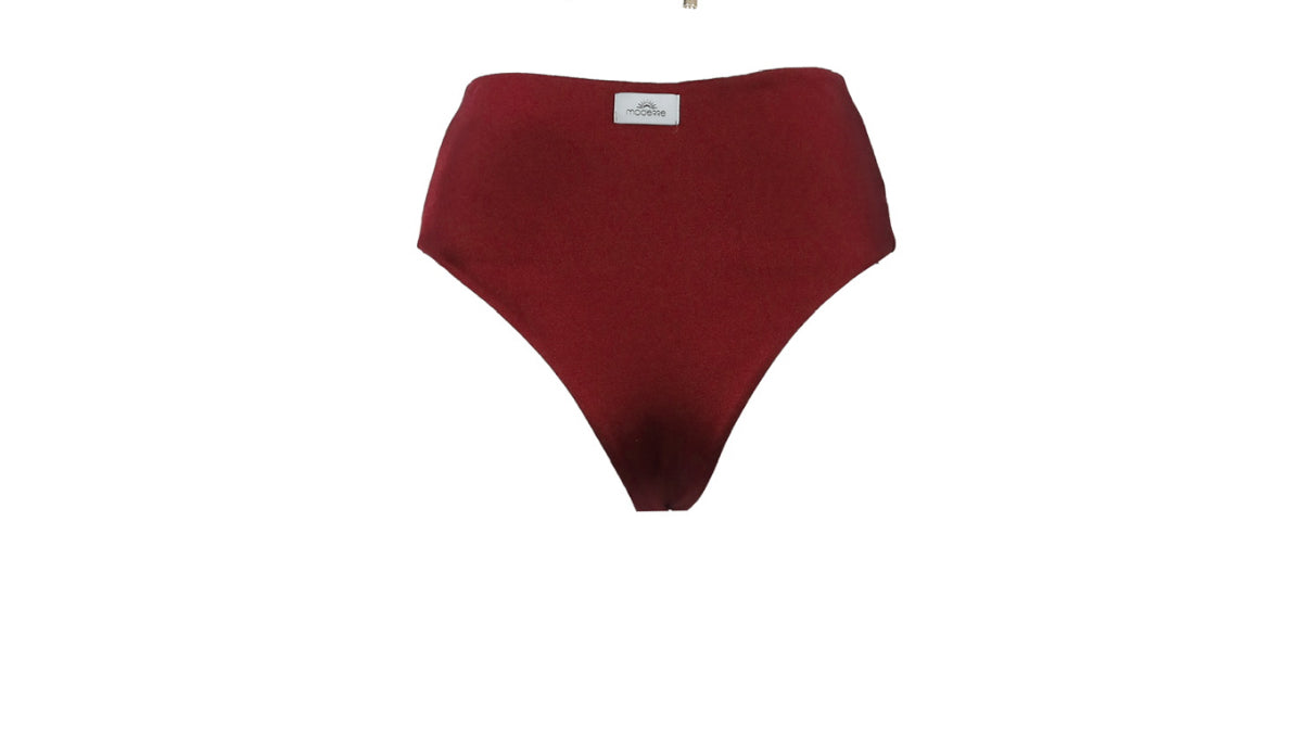 DAILY SUN SANGRIA HIGH WAIST BOTTOM
