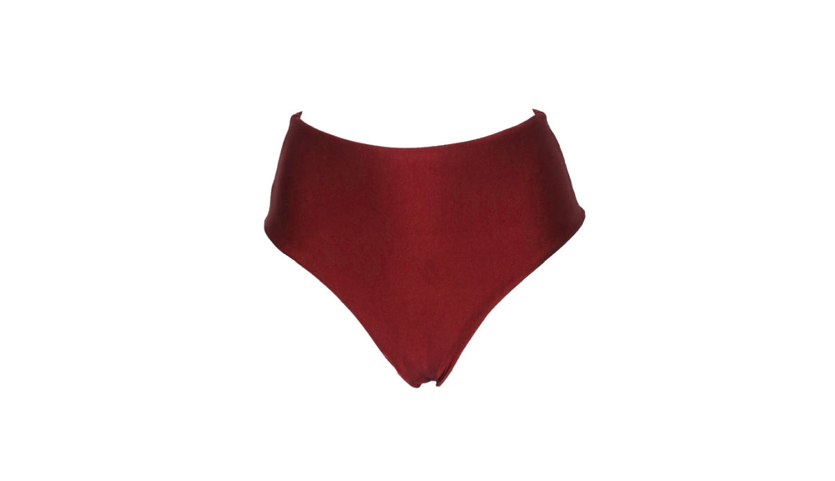 DAILY SUN SANGRIA HIGH WAIST BOTTOM