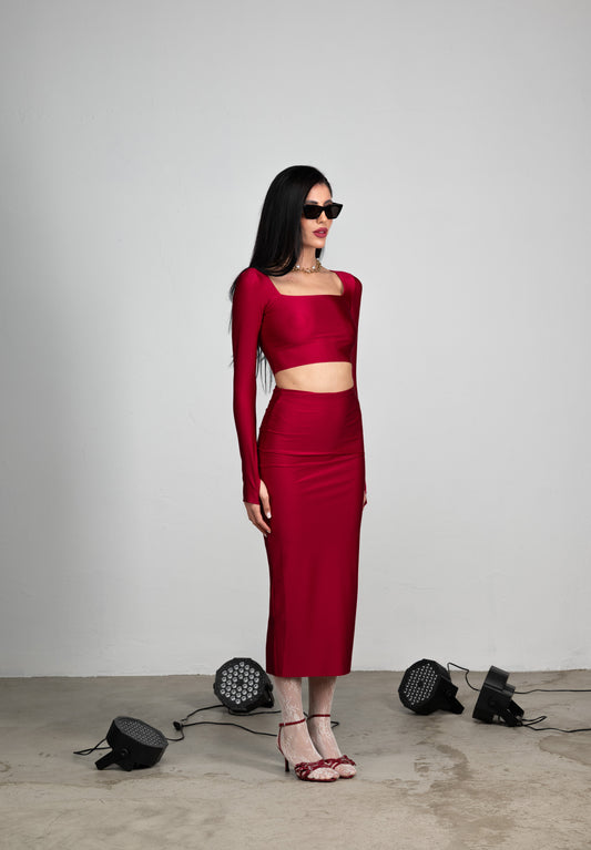 DAILY MOON SANGRIA CO-ORD SET