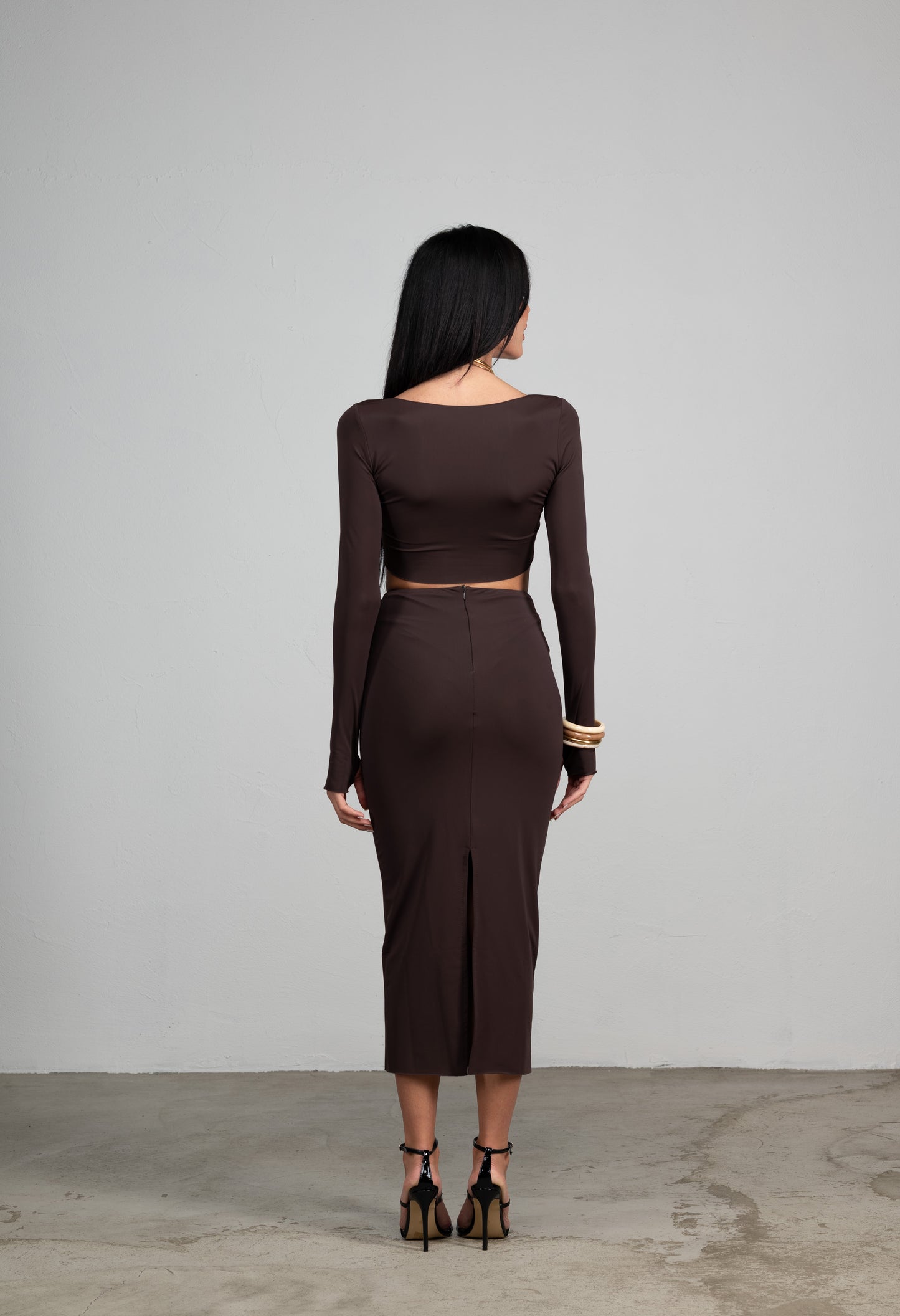 DAILY MOON CHOCOLATE CO-ORD SET