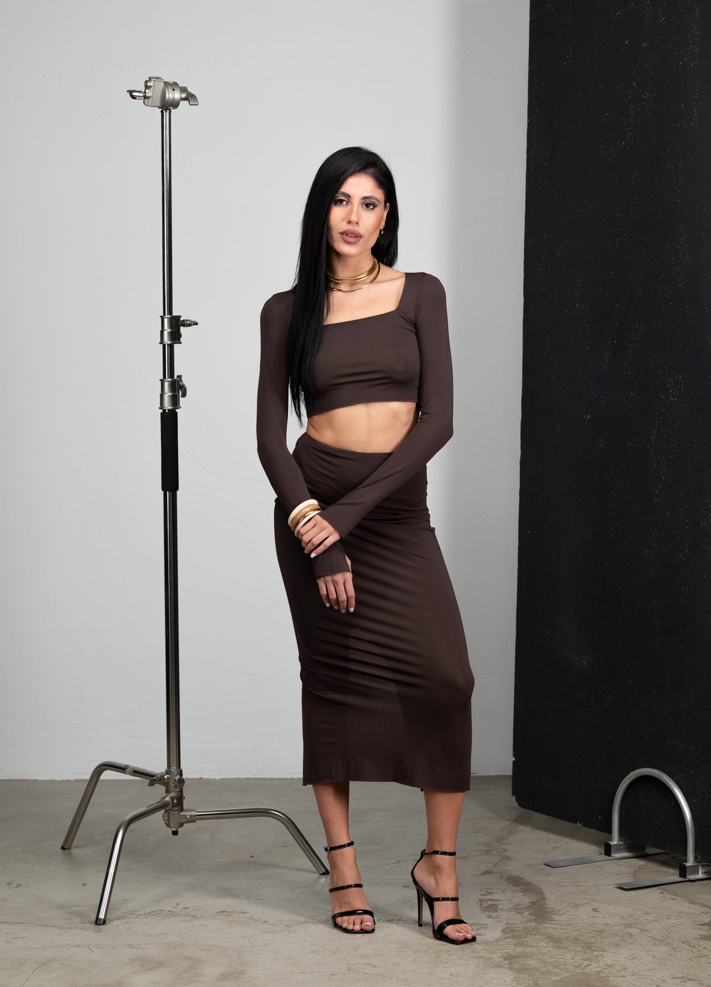 DAILY MOON CHOCOLATE CO-ORD SET